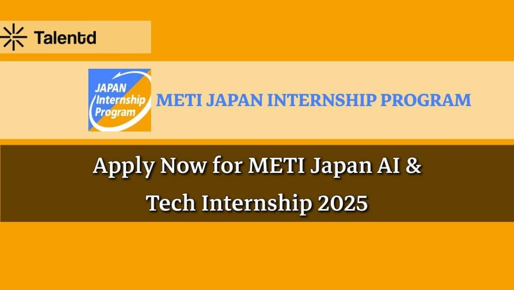 METI Japan AI & Tech Internship 2025